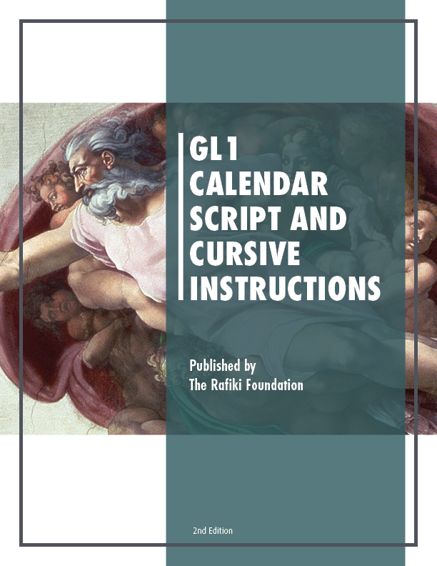 Rbs's Script Examples Grade Level 1 Teacher’s Calendar Script and Cursive Instruction Manual ...